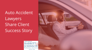 auto accident lawyers share client success story