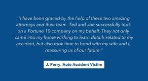 j perry auto accident victim review